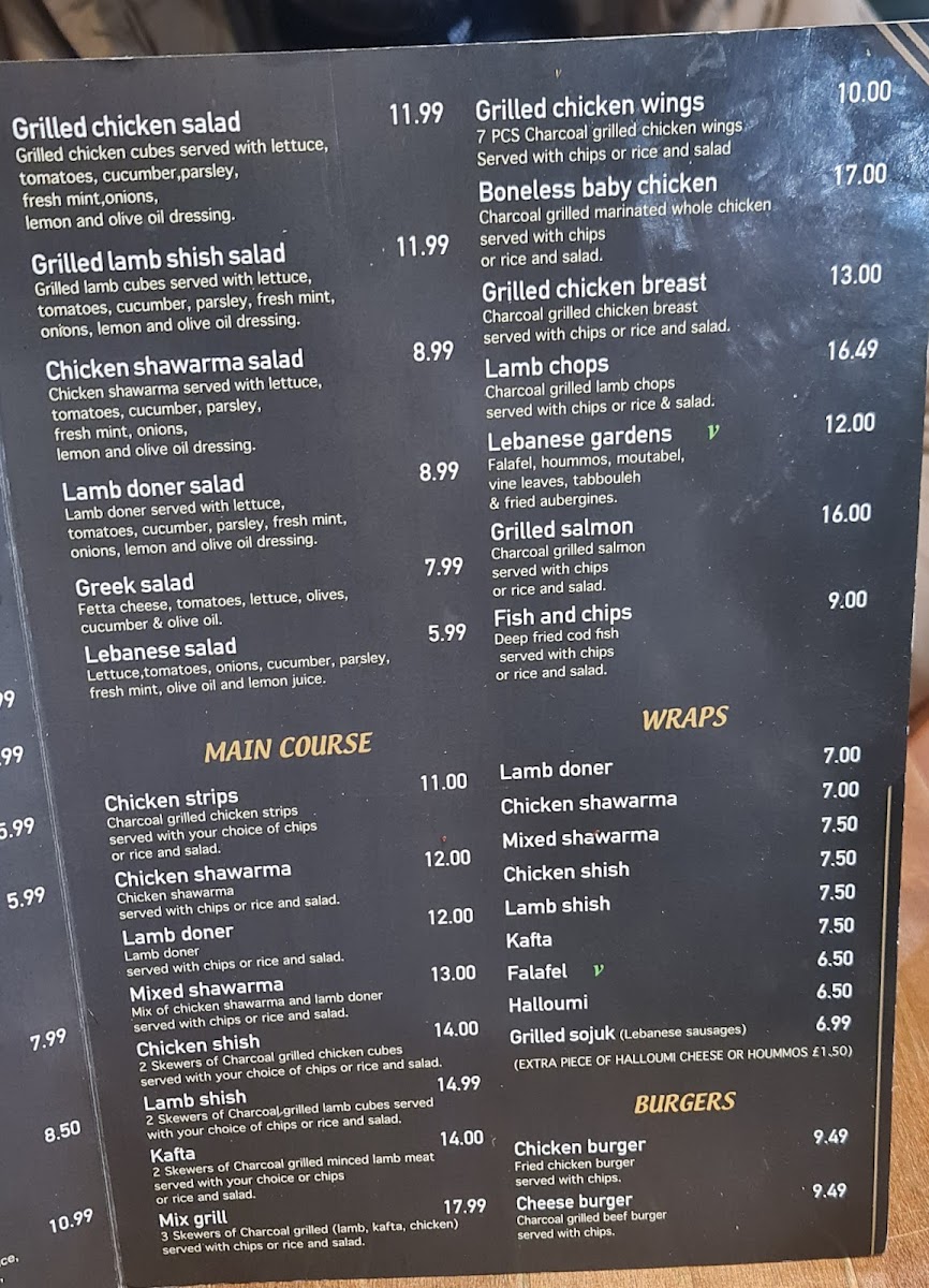 Lebanese Gardens Menu - Image 4